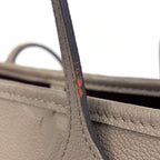 Louis Vuitton Neverfull MM Tote Shoulder Bag Monogram Empreinte Tourterelle — view 5