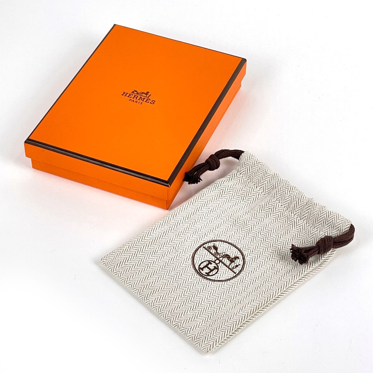 Hermes Necklace As de Coeur PM Metal Leather Pink Gold Brown — view 6