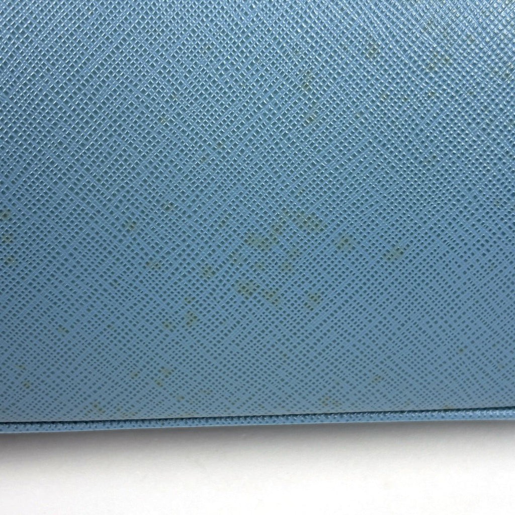 Prada Handbag Galleria Medium 2-Way Saffiano Leather Light Blue — view 3