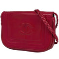 Chanel Shoulder Bag CC Logo Leather