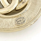 Chanel Earrings CC Logo Faux Pearl Rhinestone Gold — view 6