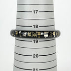 Louis Vuitton Bracelet Inclusion Bangle Monogram Plastic Black — view 3