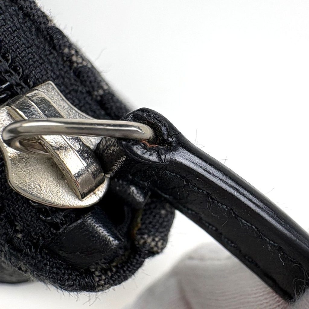 Dior Handbag Trotter Pattern Street Chic Canvas Black — view 5