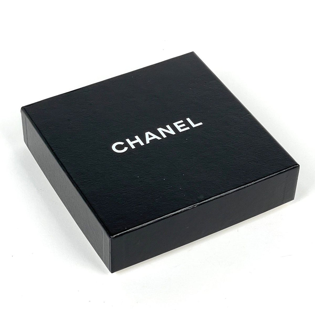 Chanel Necklace CC Logo Chain Leather Rhinestone Gold — view 6