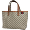 Gucci Tote GG Pattern Sherry Line Beige