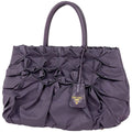 Prada Handbag Nylon Purple