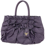 Prada Handbag Nylon Purple