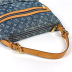 Louis Vuitton Baggy GM Shoulder Bag Monogram Denim Blue — view 7