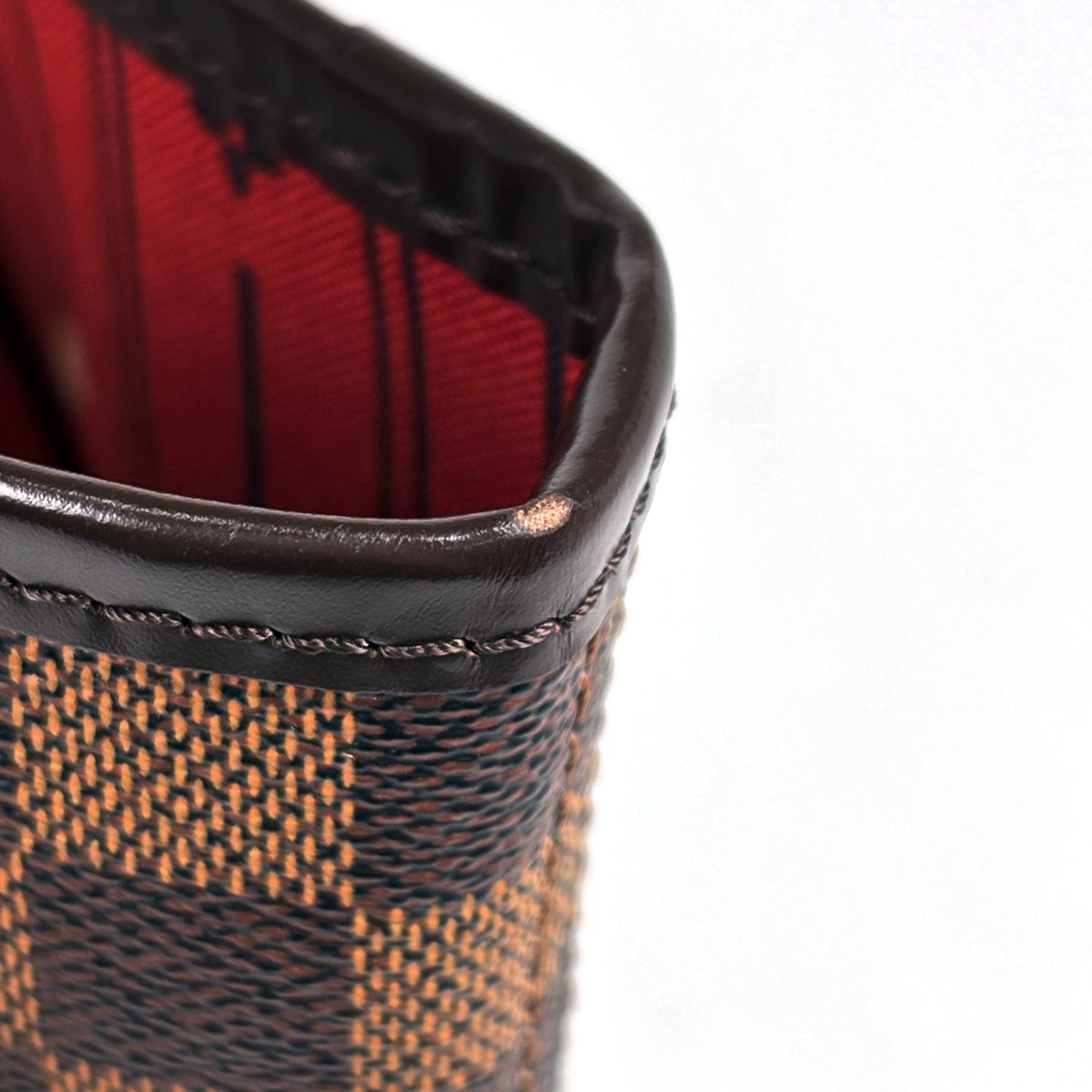 Louis Vuitton Neverfull MM Tote Shoulder Bag Damier Brown — view 4