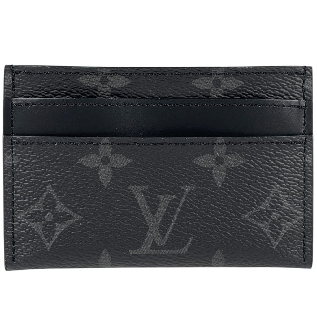 Louis Vuitton Card Case Double Monogram Eclipse Noir