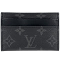 Louis Vuitton Card Case Double Monogram Eclipse Noir