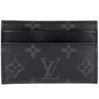 Louis Vuitton Card Case Double Monogram Eclipse Noir