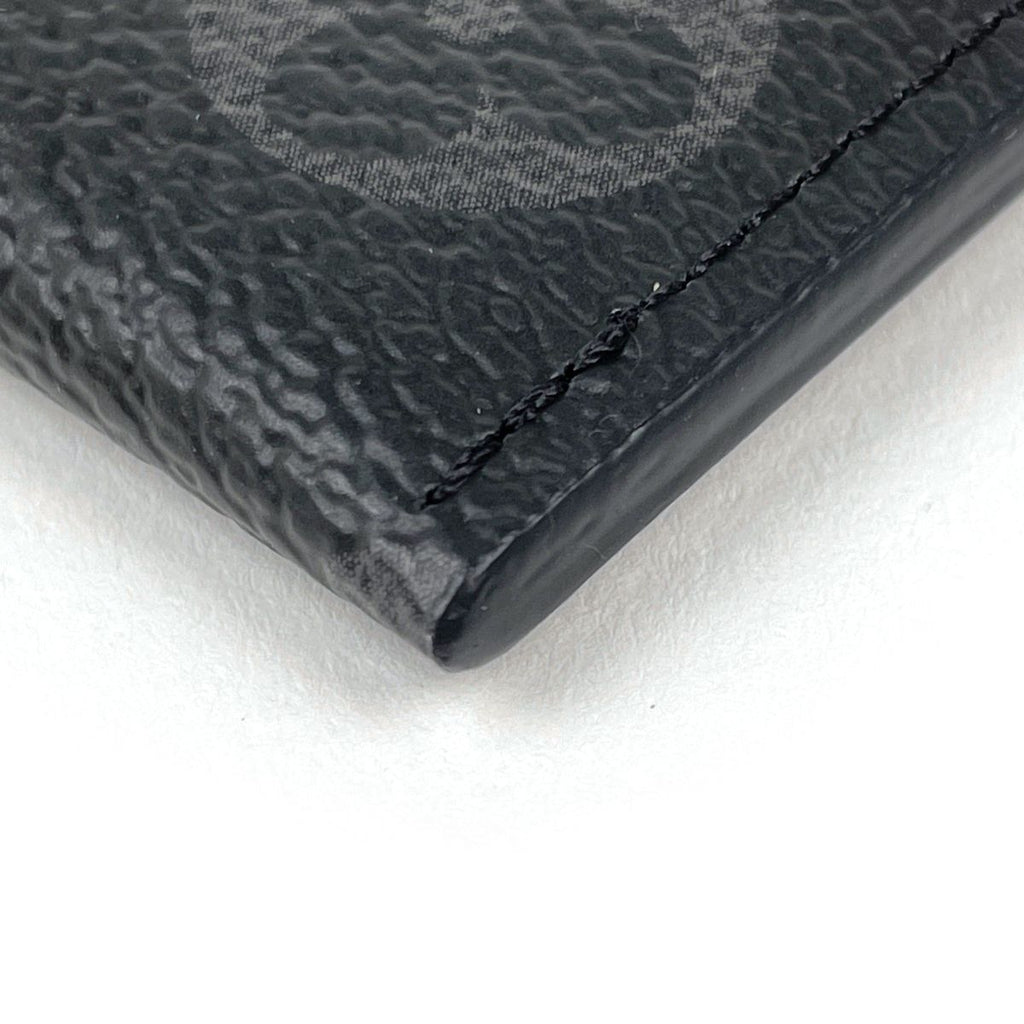 Louis Vuitton Card Case Double Monogram Eclipse Noir — view 3