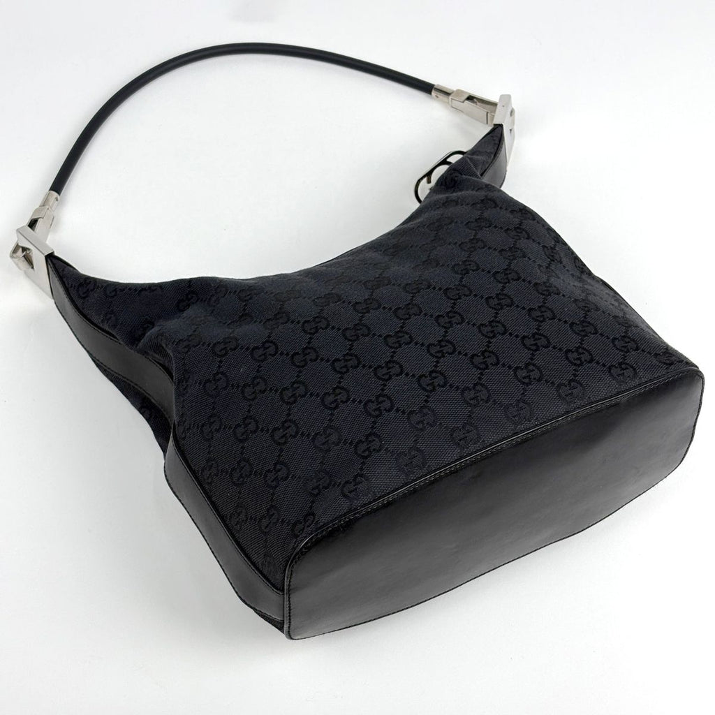 Gucci Shoulder Bag GG Pattern Canvas Black — view 2