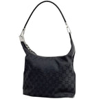 Gucci Shoulder Bag GG Pattern Canvas Black