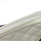 Chanel Shoulder Bag Cambon Line CC Logo Leather White — view 7
