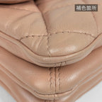 Chanel Shoulder Bag Single Flap Chain Leather Salmon Pink — view 3