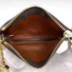 Louis Vuitton Pochette Cles Coin Purse Key Ring Monogram Brown Keychain — view 5