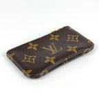 Louis Vuitton Pochette Cles Coin Purse Key Ring Monogram Brown Keychain — view 2