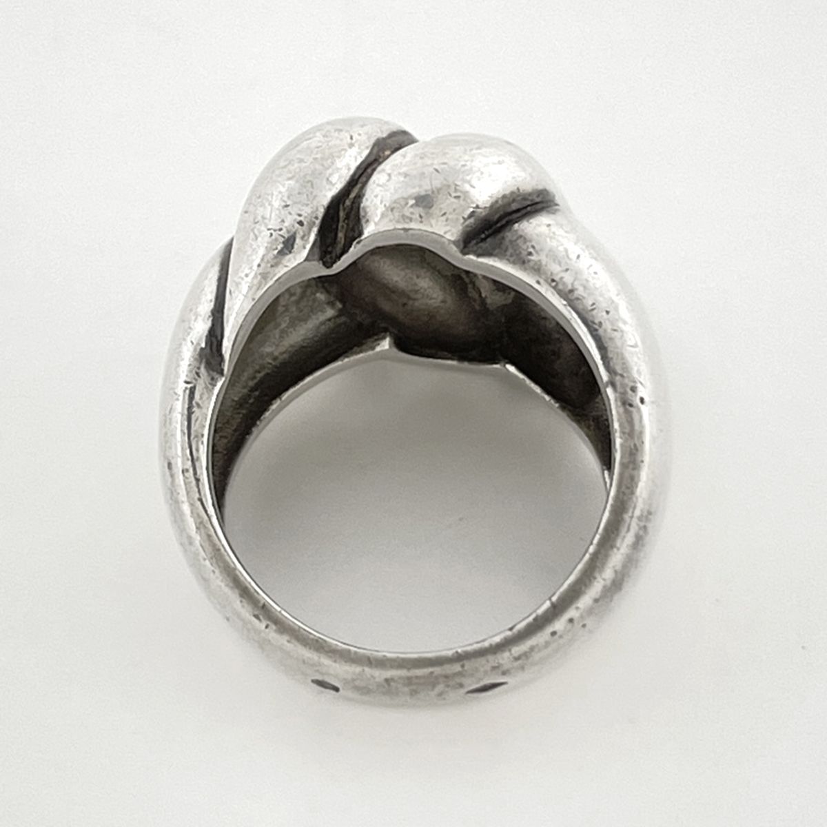 Hermes Torsade Ring Metal Silver — view 3