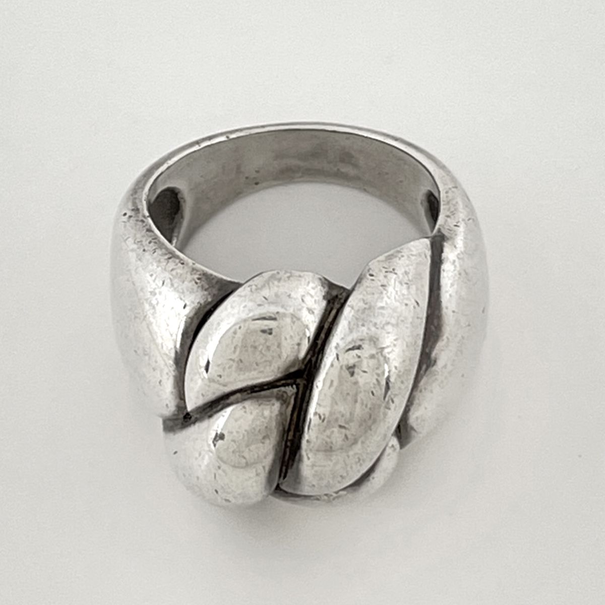 Hermes Torsade Ring Metal Silver — view 2