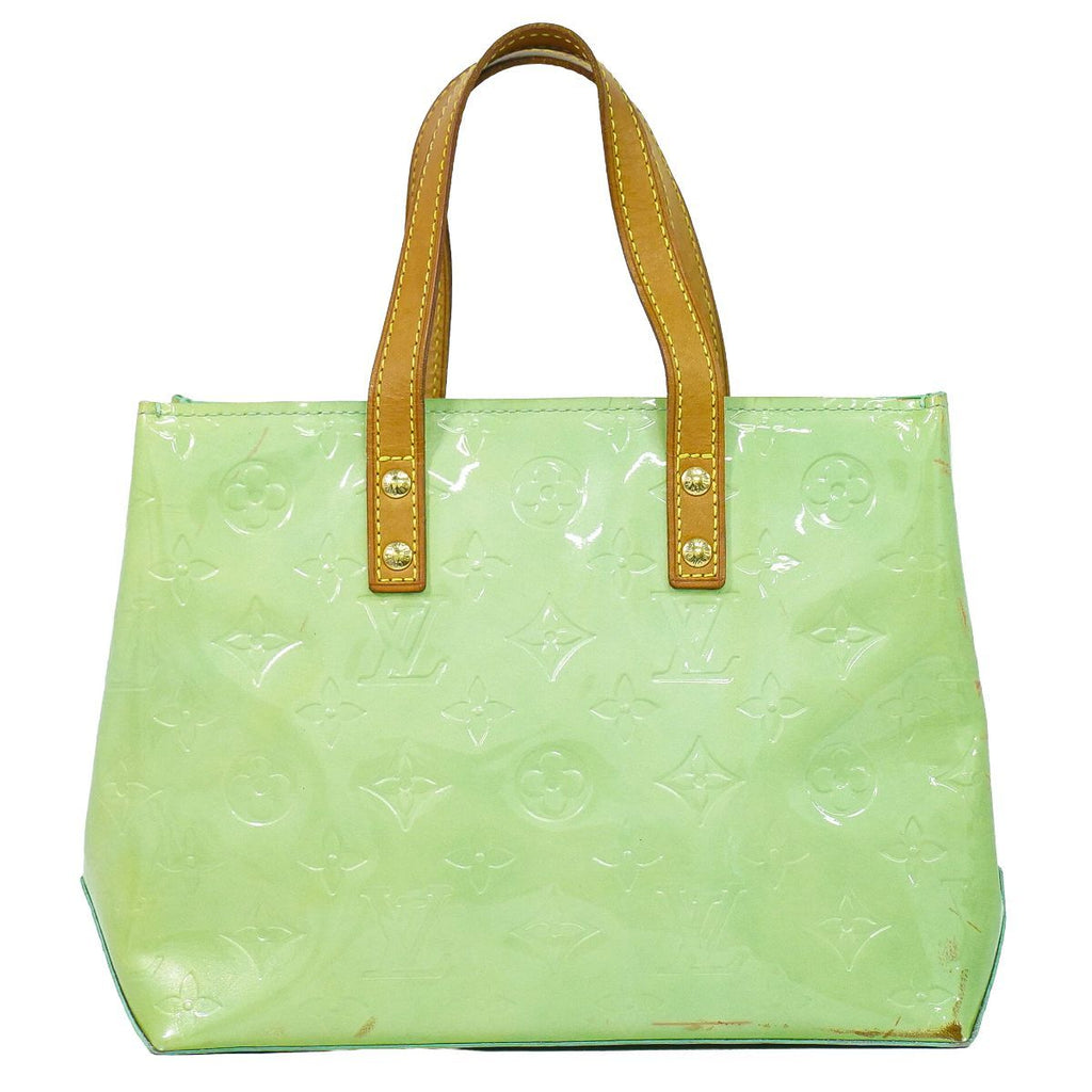 Louis Vuitton LV Reade PM Vernis Leather Tote Peppermint