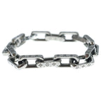 Louis Vuitton Monogram Collier Chain Bracelet Silver — view 3