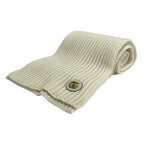 Gucci Scarf Ivory Double G Wool Cashmere