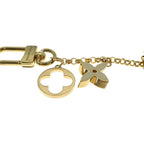 Louis Vuitton Bag Charm Chain Fleur de Monogram Gold Keychain — view 6