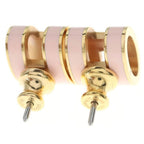Hermes Pop H Earrings Gold Pink — view 2