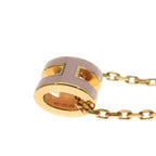 Hermes Pop H Pendant Chain Pink Necklace — view 6