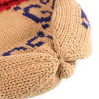 Gucci GG Cable Knit Hat Brown — view 6