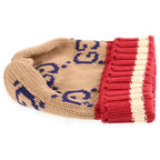 Gucci GG Cable Knit Hat Brown — view 4