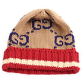 Gucci GG Cable Knit Hat Brown