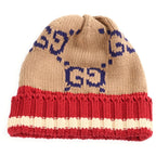 Gucci GG Cable Knit Hat Brown — view 2