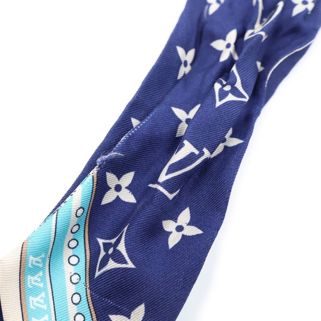 Louis Vuitton Bandeau BB Ultimate Silk Scarf Blue Marine — view 2