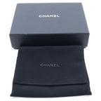 Chanel Quilted Compact Wallet Trifold Coin Purse Black Lambskin Gold — view 6