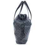 Louis Vuitton Eclipse Kabalite Tote Black Leather Silver — view 3