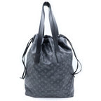 Louis Vuitton Eclipse Kabalite Tote Black Leather Silver