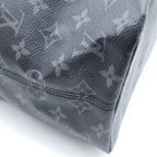Louis Vuitton Eclipse Kabalite Tote Black Leather Silver — view 6