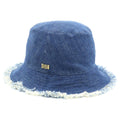 Dior Bucket Hat Logo Denim Blue