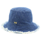 Dior Bucket Hat Logo Denim Blue