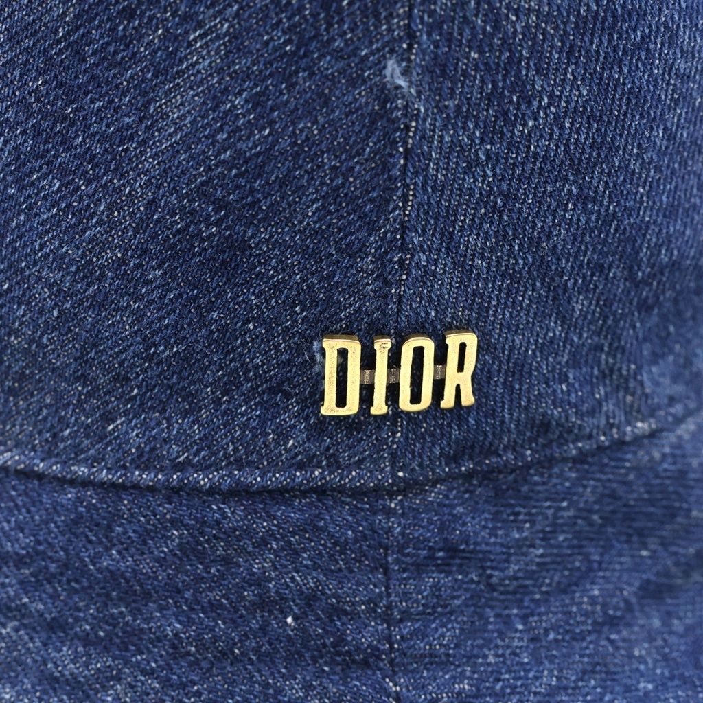 Dior Bucket Hat Logo Denim Blue — view 5