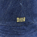 Dior Bucket Hat Logo Denim Blue — view 5