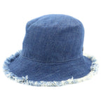 Dior Bucket Hat Logo Denim Blue — view 3