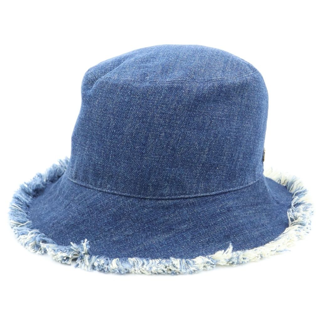 Dior Bucket Hat Logo Denim Blue — view 3