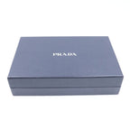 Prada Phone Case Shorder Re-Nylon Logo Triangle Plate Leather Shoulder Bag Black — view 8