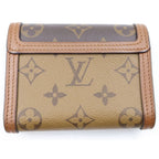Louis Vuitton Monogram Reverse Portefeuille Dauphine Compact Wallet Trifold — view 2