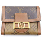 Louis Vuitton Monogram Reverse Portefeuille Dauphine Compact Wallet Trifold