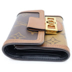 Louis Vuitton Monogram Reverse Portefeuille Dauphine Compact Wallet Trifold — view 3